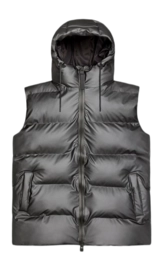 Gilet Sans Manches Rains Unisex Alta Puffer Vest W3T2 Metallic Grey-XS