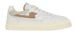 Baskets Stepney Workers Club Homme Pearl S-Strike Leather White Earth