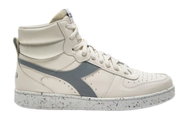 Diadora Women Magic Basket Mid 2030 Whisper White Ultimate Gray