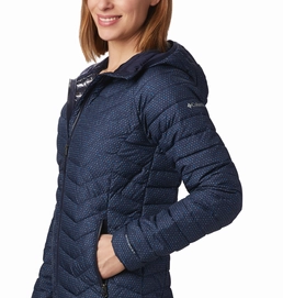 Jas Columbia Women Powder Lite Hooded Dark Nocturnal