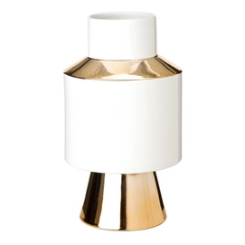 Vaas POLSPOTTEN Object White & Gold Small