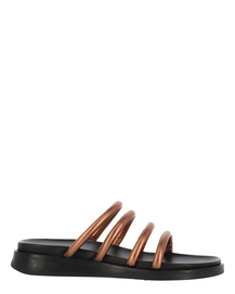 Fred de la Bretoniere Women Carrara Metallic Nappa Leather Copper