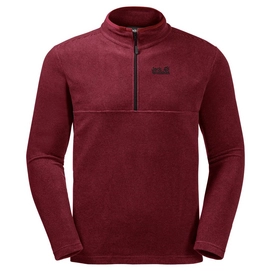 Pullover Jack Wolfskin Arco Red Maroon Stripes Herren