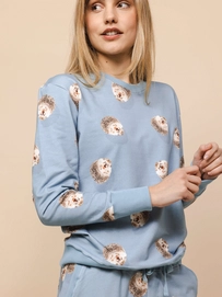 Sweater Snurk Women Hedgy Blue