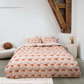 Dekbedovertrek Snurk Corgi Blush Percal