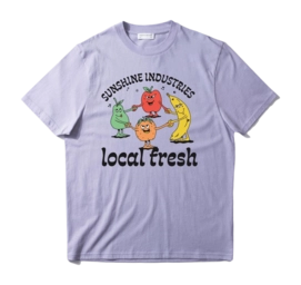 T-Shirt Edmmond Studios Men Local Fresh Plain Purple 2023