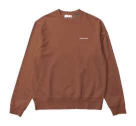 Sweatshirt Edmmond Studios Men Mini Logo Plain Brown 2023