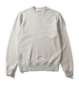 Sweatshirt Edmmond Studios Men Mini Logo Plain Light Grey Melange 2023