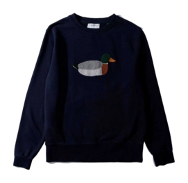 Sweatshirt Edmmond Studios Men Duck Hunt Plain Navy 2023
