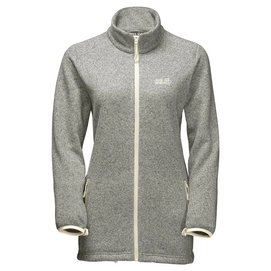 Fleecejacke Jack Wolfskin Caribou Altis Grau Damen