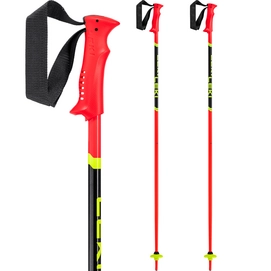 Bâtons de Ski Leki Racing Enfant Bright Red Black Neon Yellow