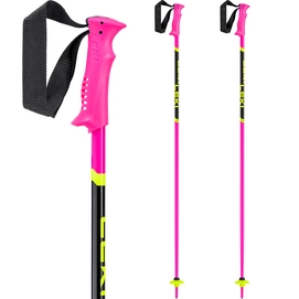 Bâtons de Ski Leki Racing Enfant Neonpink Black Neon Yellow