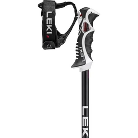 Ski Pole LEKI Unisex Bold Lite S Dark Anthracite Black Bright Red