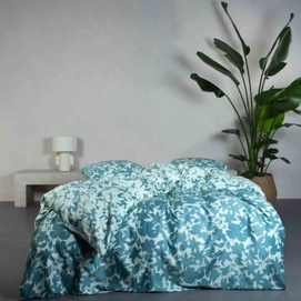 Dekbedovertrek Essenza Sora Smoke Blue Satijn