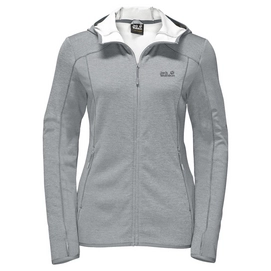 Vest Wolfskin Hydropore Hooded Jacket Women Alloy