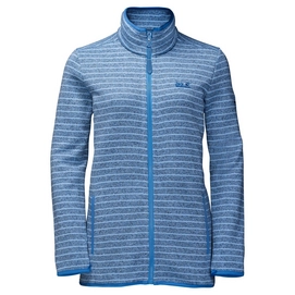 Gilet Jack Wolfskin Caribou Striped Jacket Women Ocean Wave