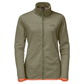 Fleecejacke Jack Wolfskin Tongari Jacket Khaki Damen