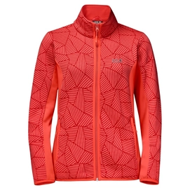 Gilet Jack Wolfskin Forest Leaf Women Hot Coral