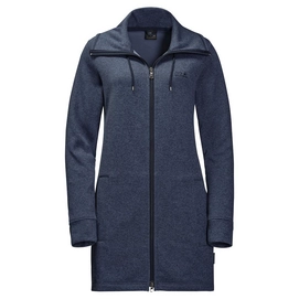 Vest Jack Wolfskin Women Finley Long Jacket Midnight Blue