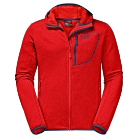 Jacket Jack Wolfskin Men Skyland Hooded Fiery Red