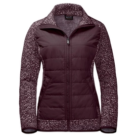 Jacke Jack Wolfskin Belleville Crossing Burgundy All Over Damen
