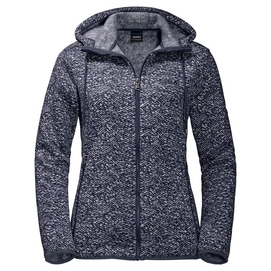 Fleecejacke Jack Wolfskin Belleville Midnight Blue All Over Damen