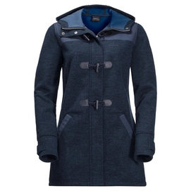 Jacke Jack Wolfskin Edmonton Coat Blau Damen