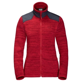 Fleece Jack Wolfskin Women Aquila Jacket True Red