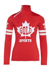 Ski Sweatshirt Goldbergh Women's Maple Leaf Flame