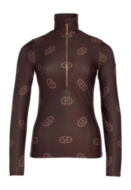 Ski Sweatshirt Goldbergh Women's Robson Dark Brown