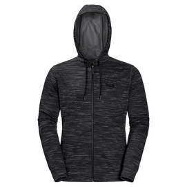 Fleecejacke Jack Wolfskin Oceanside Hooded Schwarz Herren