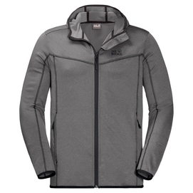 Fleecejacke Jack Wolfskin Sutherland Hooded Tarmac Grey Herren