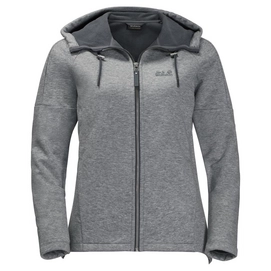 Gilet Jack Wolfskin Women Sky Thermic Hooded Medium Grey