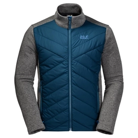 Fleecejacke Jack Wolfskin Caribou Crossing Track Poseidon Blue Herren