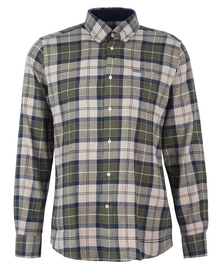 Shirt Barbour Men Fortrose Tailored Forest Mist