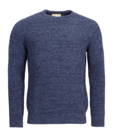 Pull Barbour Homme Horseford Crew Navy