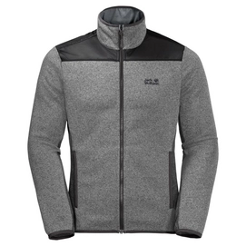 Fleecejacke Jack Wolfskin Elk Lodge Hellgrau Herren