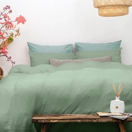 Dekbedovertrek Dreamhouse Mousseline Green
