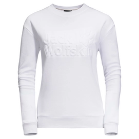 Trui Jack Wolfskin Women Logo White Rush