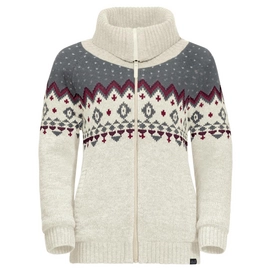 Strickjacke Jack Wolfskin Northwind Off-White Damen