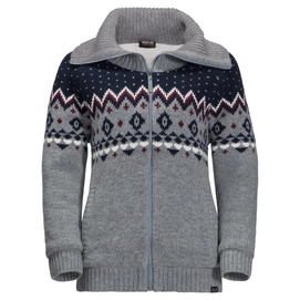 Strickjacke Jack Wolfskin Northwind Grey Heather Damen