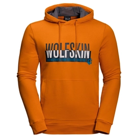 Hoodie Jack Wolfskin Men Slogan Desert Orange