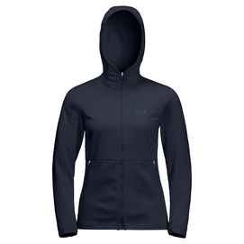 Vest Jack Wolfskin Women Kiewa Hooded Midnight Blue