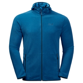 Fleece Jack Wolfskin Men Arco Electric Blue Stripes