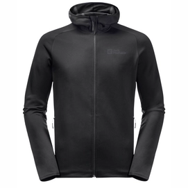 Pullover Jack Wolfskin Baiselberg Hooded Full Zip Men Black