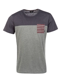 T-Shirt Protest Men Scorpion Longfit Dark Grey Melee