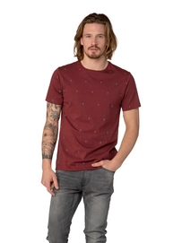 T-Shirt Protest Men Solution T-Shirt Merlot