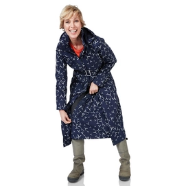 1711 montreal lange regenjas wing midnight wit flap