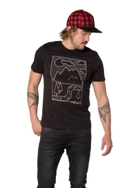 T-Shirt Protest Men Teaser T-Shirt True Black