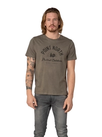 T-Shirt Protest Men Sandwich T-Shirt Gravel Green